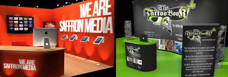 Exhibition stand design and exhibition graphics, Birmingham, West Midlands, London