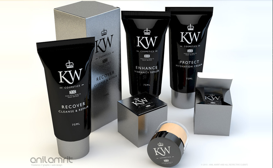 KW COSMETICS BRANDING & PACKAGING DESIGN SUITE