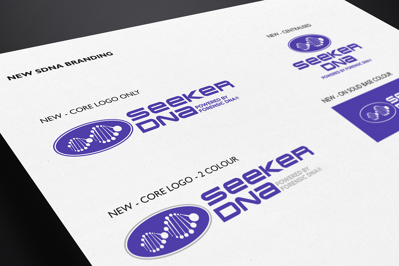 SEEKER DNA BRANDING & PACKAGING DESIGN