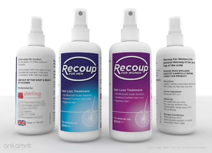 RECOUP - PHARMACEUTICALS BRANDING & PACKAGING DESIGN